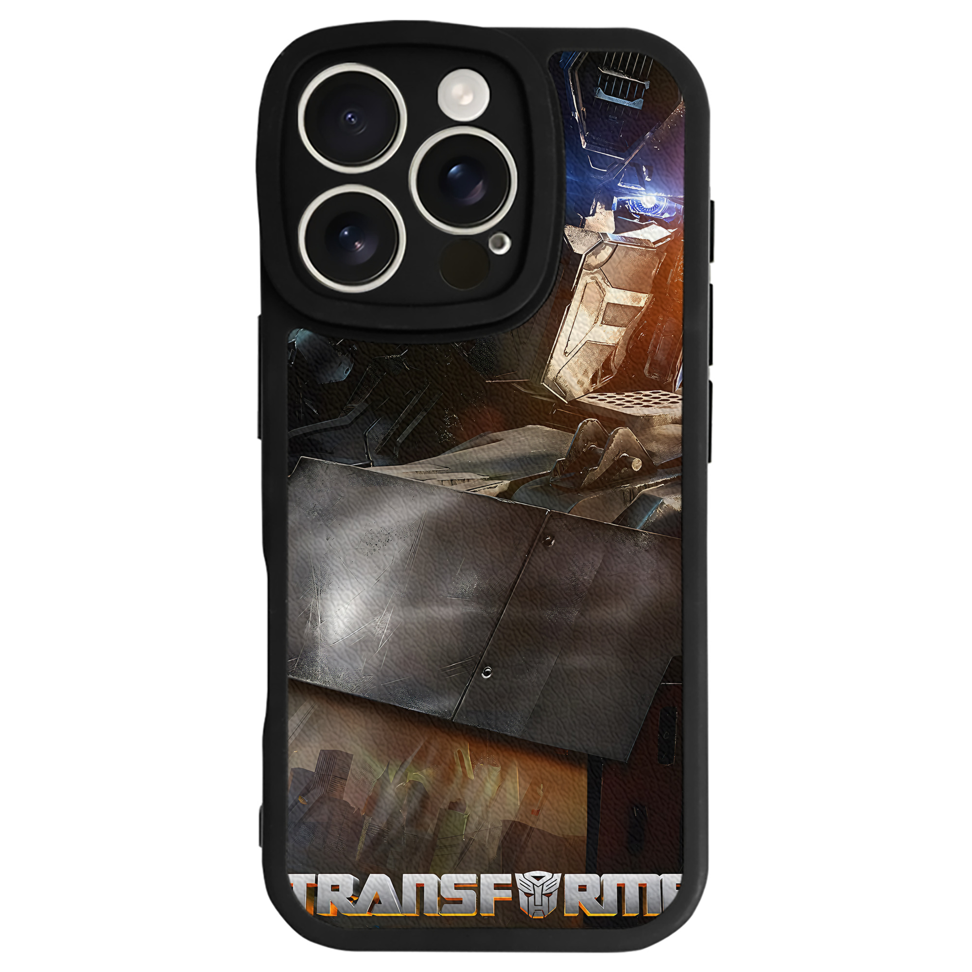 （画像用） Transformers トランスフォーマー 【iPhone 16シリーズ対応】シリコンスマホケース（レザー調） 材質：シリコン